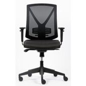 Ergonomischer Realspace Bürostuhl mit Synchronmechanismus, Höhenverstellbar und Netzstoff