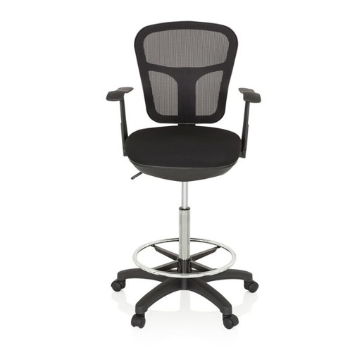 Bürostuhl TOP WORK 108 - Hjh OFFICE Counterstuhl mit Stoffbezug (Ne 334140-YY)