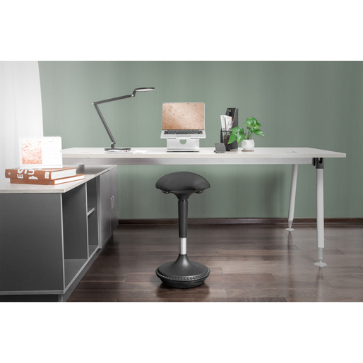 DIGITUS Ergonomischer höhenverstellbarer Hocker / Stehhilfe mit Gasdruckfeder