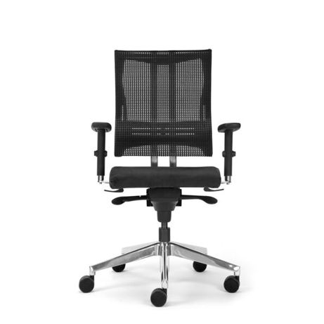 Bürostuhl NET MOTION - Testsieger 2017 mit Synchronmechanik & Armlehnen